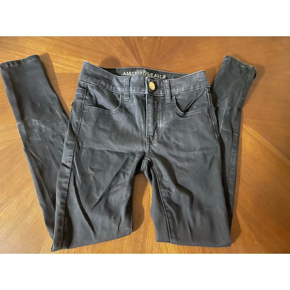 Black American Eagle Jegging Jeans size 00 (short)
